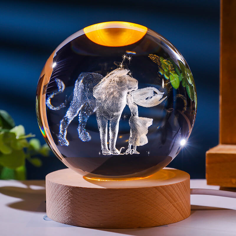 Zodiac Constellation Crystal Globe - Miss One