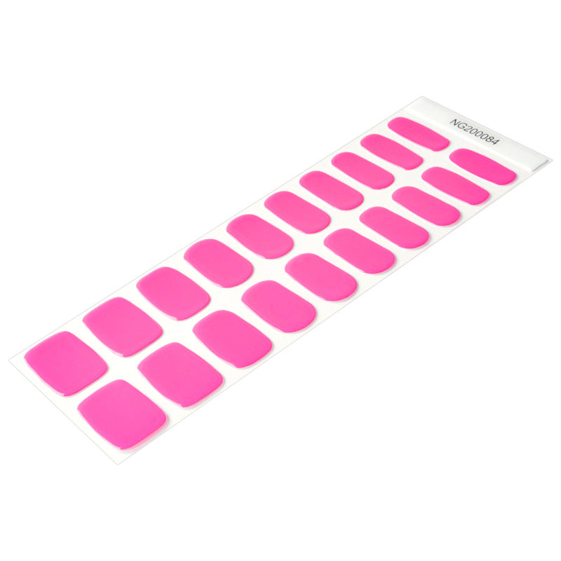 Miss One Semi-Cured Gel Nail Wraps Flamingo - Miss One