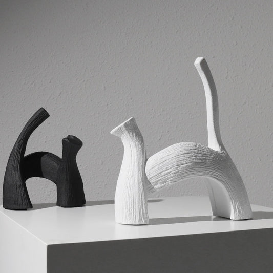 Minimalist Feline Art Pieces - Miss One