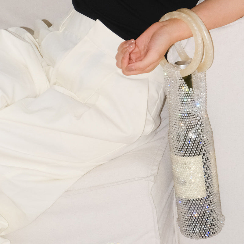 Glimmer Mesh Wine Carrier - Miss One
