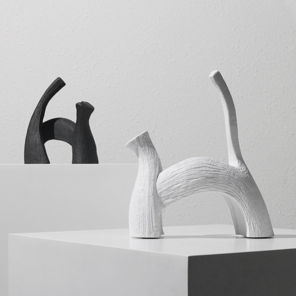 Minimalist Feline Art Pieces - Miss One