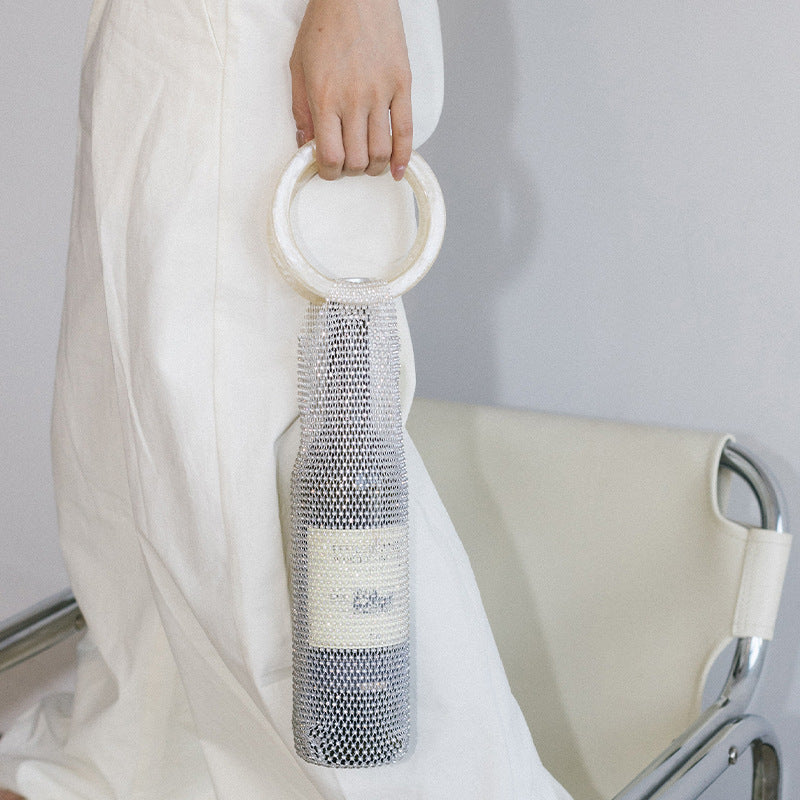 Glimmer Mesh Wine Carrier - Miss One