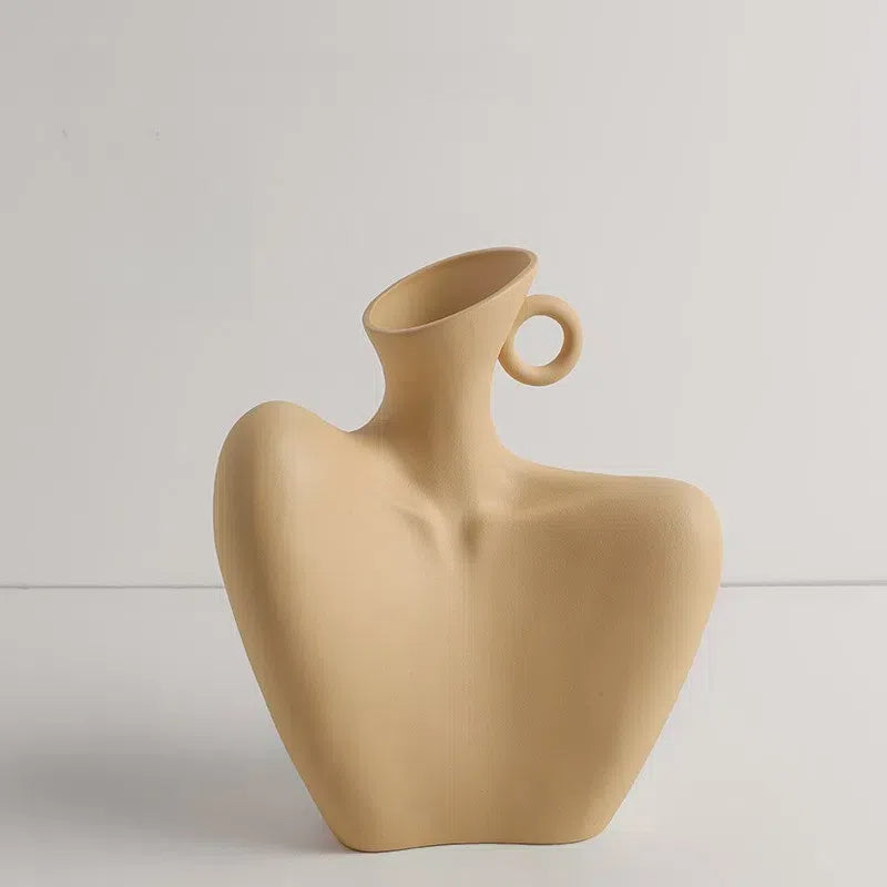 Muse Figure Art Ceramic Vase - Miss One