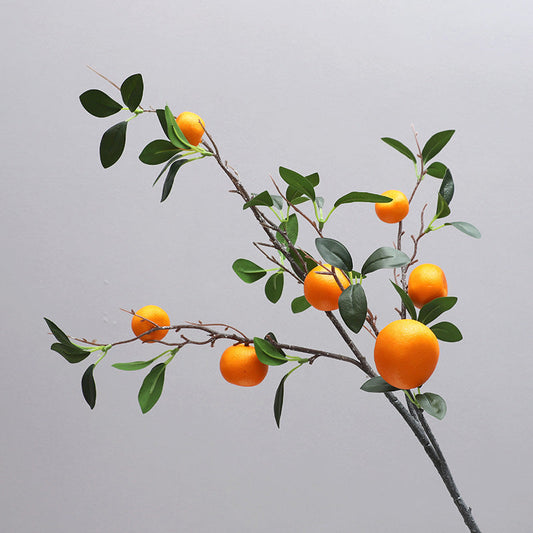 Lifelike Artificial Faux Orange Branches - Miss One