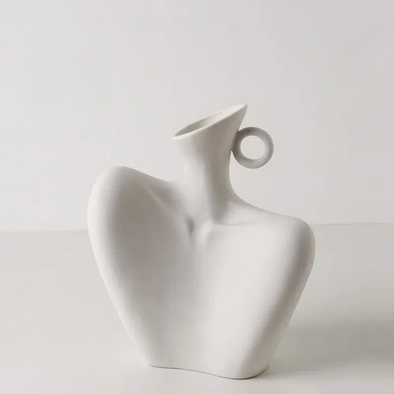 Muse Figure Art Ceramic Vase - Miss One