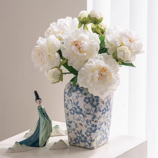 Artificial Elegant 2 Head Peony Stem - Miss One