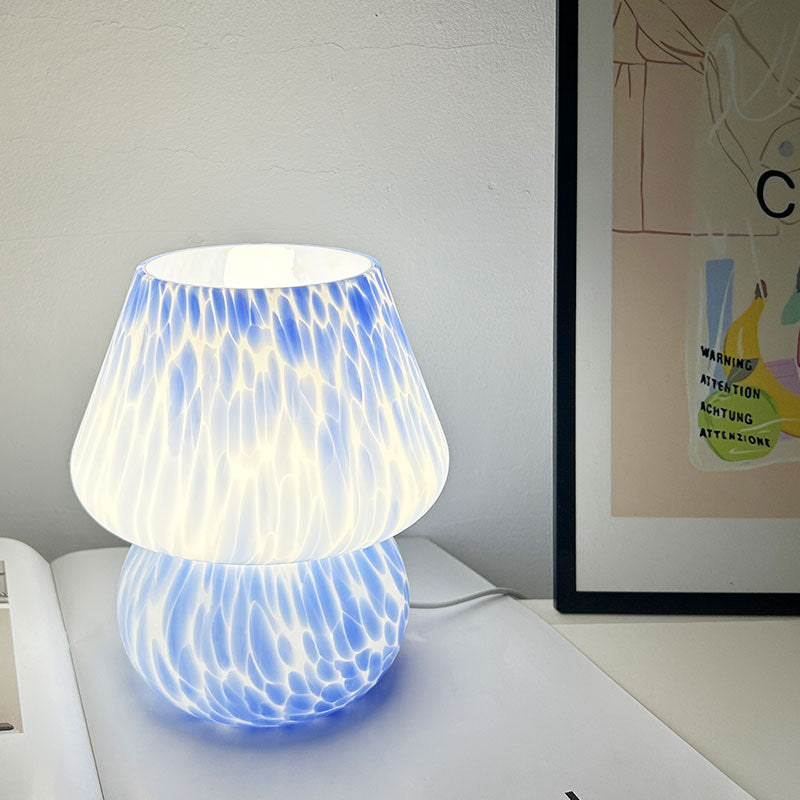 Aurora Speckle Glass Mushroom Lamp - Miss One