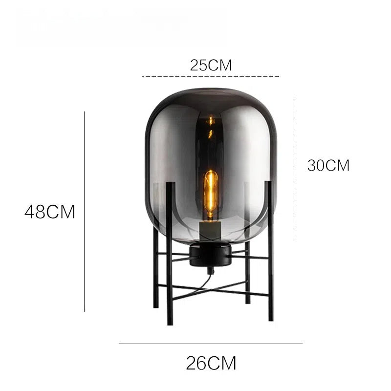 Luna Globe Frame Table Lamp - Miss One