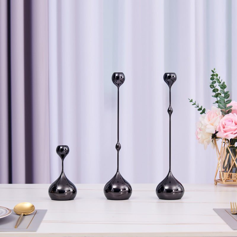 Signature metal candle holder Set Black - Miss One