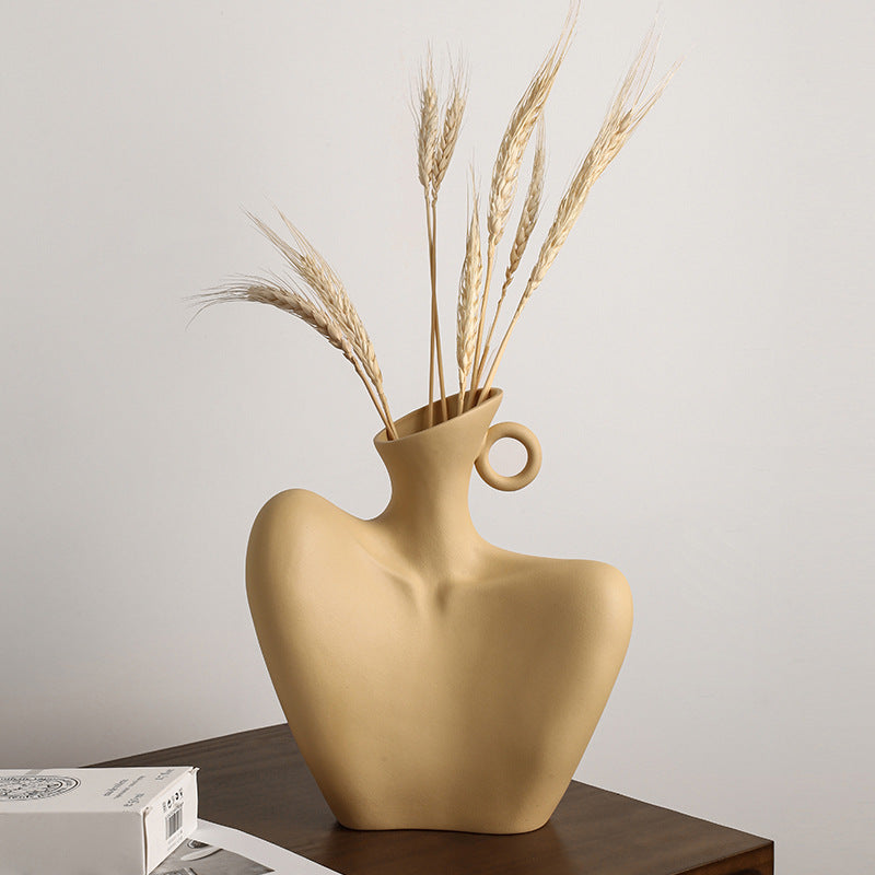 Muse Figure Art Ceramic Vase - Miss One