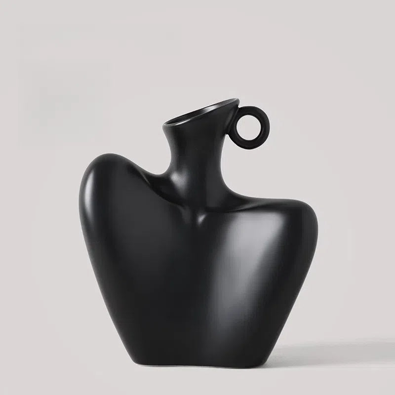 Muse Figure Art Ceramic Vase - Miss One