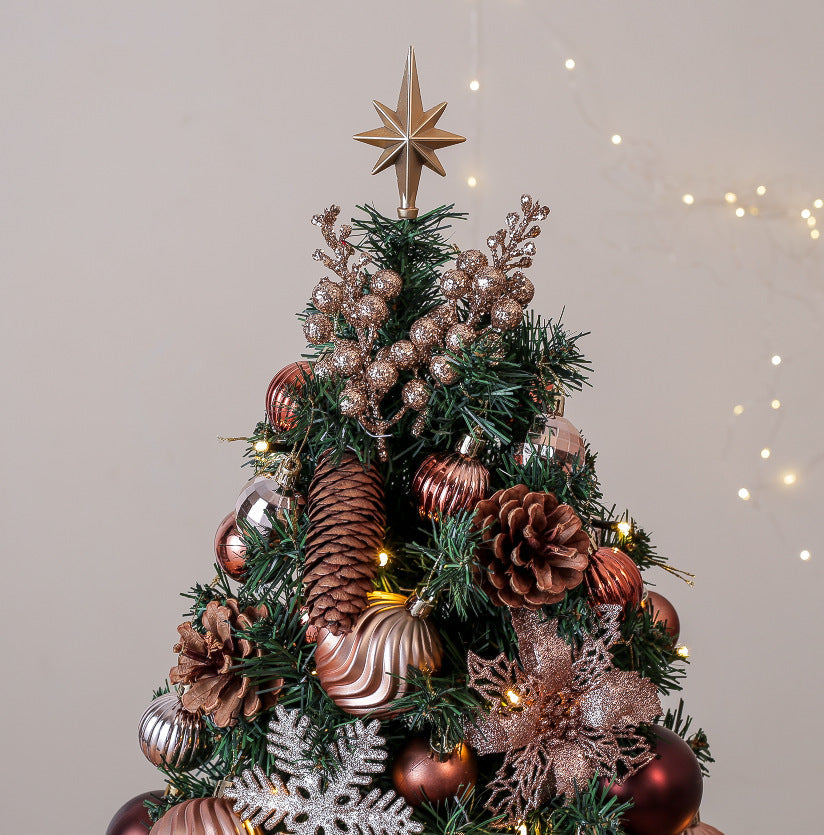 Tabletop Christmas Tree with Lights and Decorations - Miss One