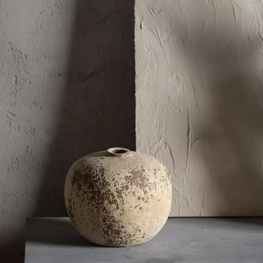 Wabi-Sabi Sand-Textured Orb Bud Vase - Miss One