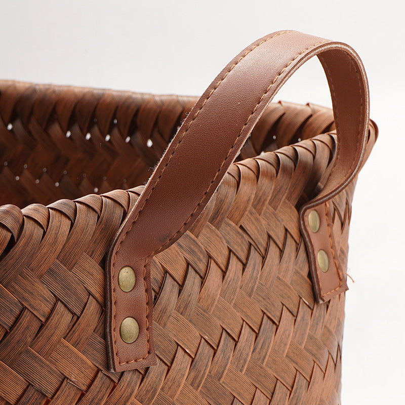 Hometown Woven Charm Rattan Basket - Miss One