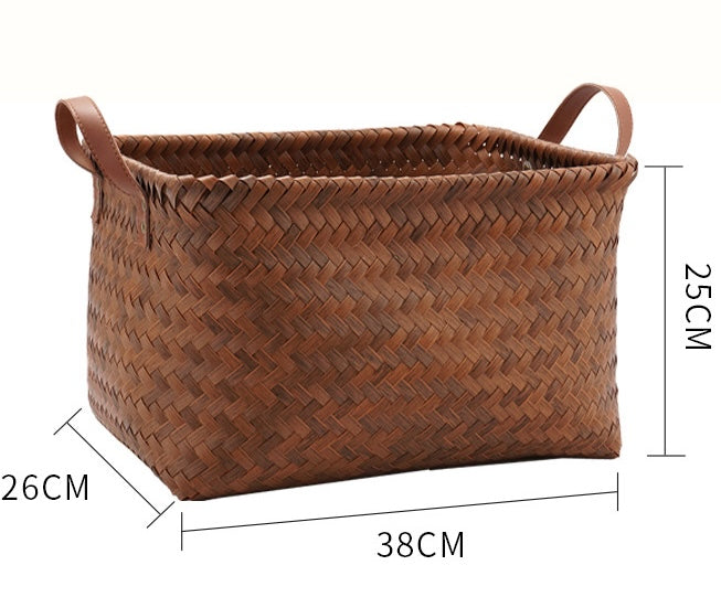 Hometown Woven Charm Rattan Basket - Miss One