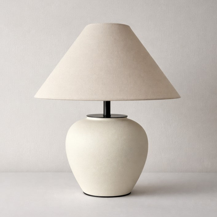 Classic Hometown Rustic Earth Ceramic Table Lamp - Miss One