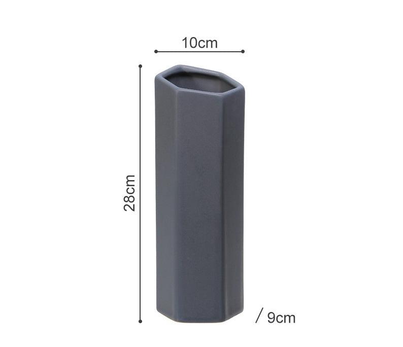 Muse Hexa ceramic Vase Indigo Tall - Miss One