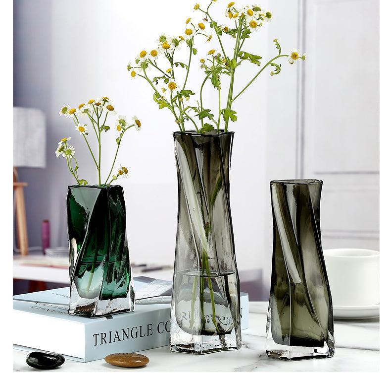 Vita Glass Vase Ash Medium - Miss One