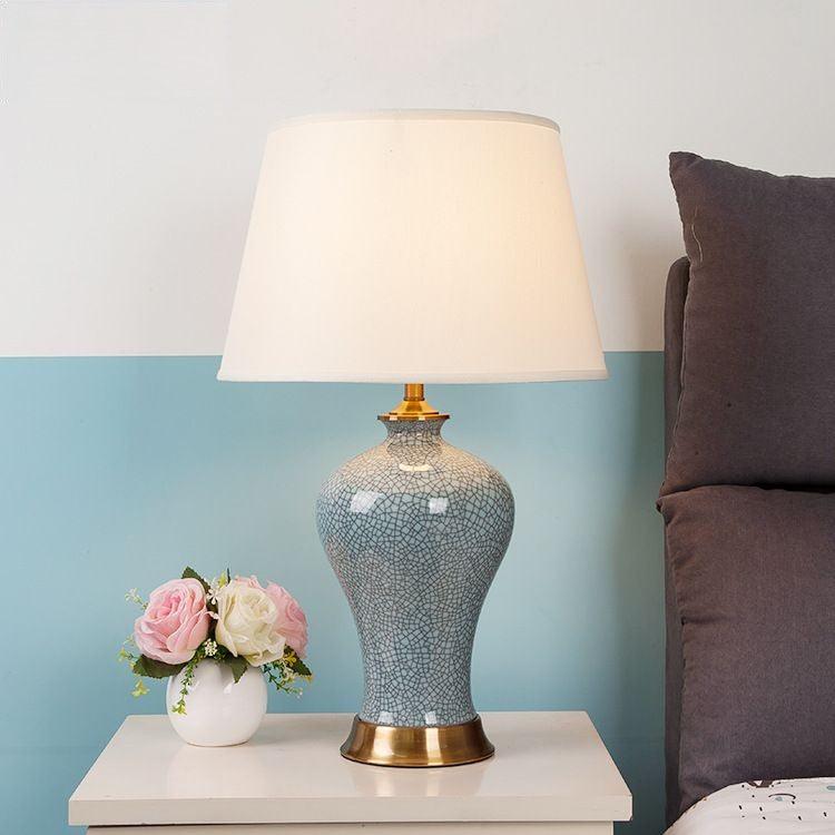 Classic Hometown Ceramic Table Lamp Turquoise Large - Miss One