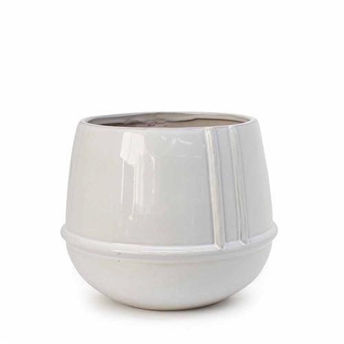 Salt & Pepper Ashton Planter 27 x 23cm - White 53516 - Miss One