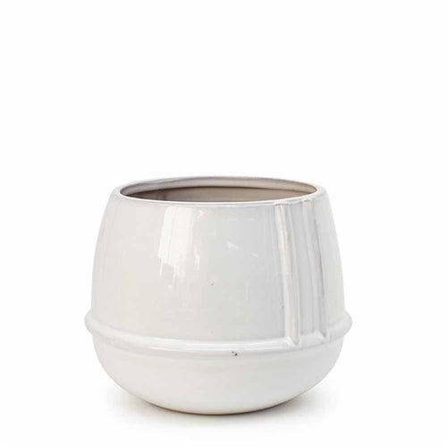 Salt & Pepper Ashton Planter 22.5 x 18 cm - White 53517 - Miss One