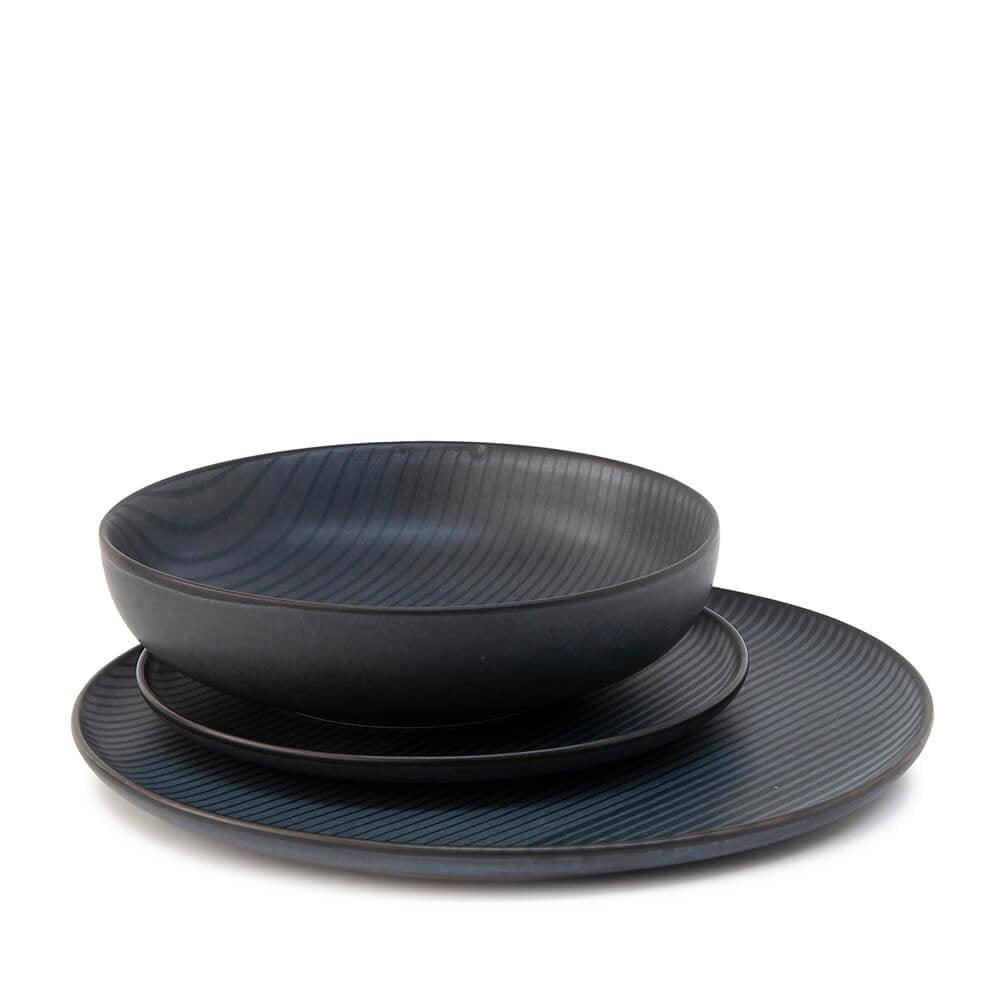 Salt&Pepper Oleg Dinner Set 12 Piece Black 53780 - Miss One