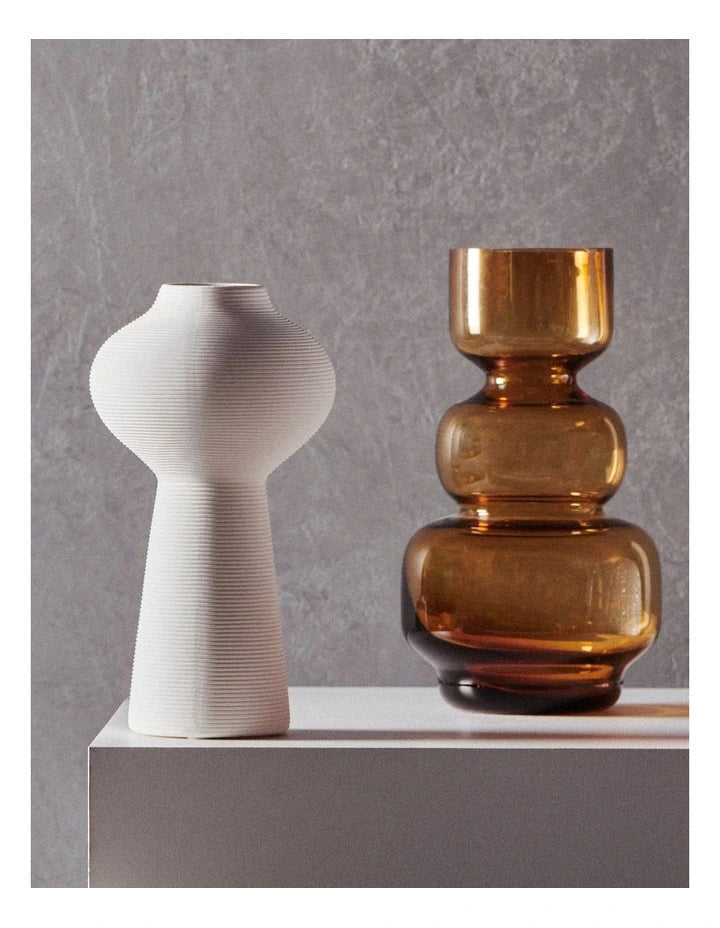 Salt&Pepper ANJA VASE AMBER 14X25CM 53497 - Miss One