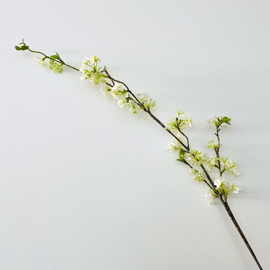 Artificial Flora Faux Fontanesia Stem White - Miss One