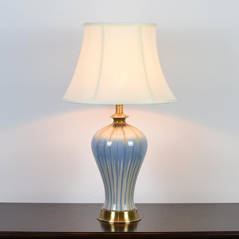 Classic Hometown Ceramic Table Lamp Blue - Miss One