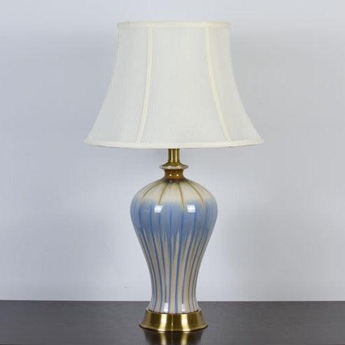 Classic Hometown Ceramic Table Lamp Blue - Miss One