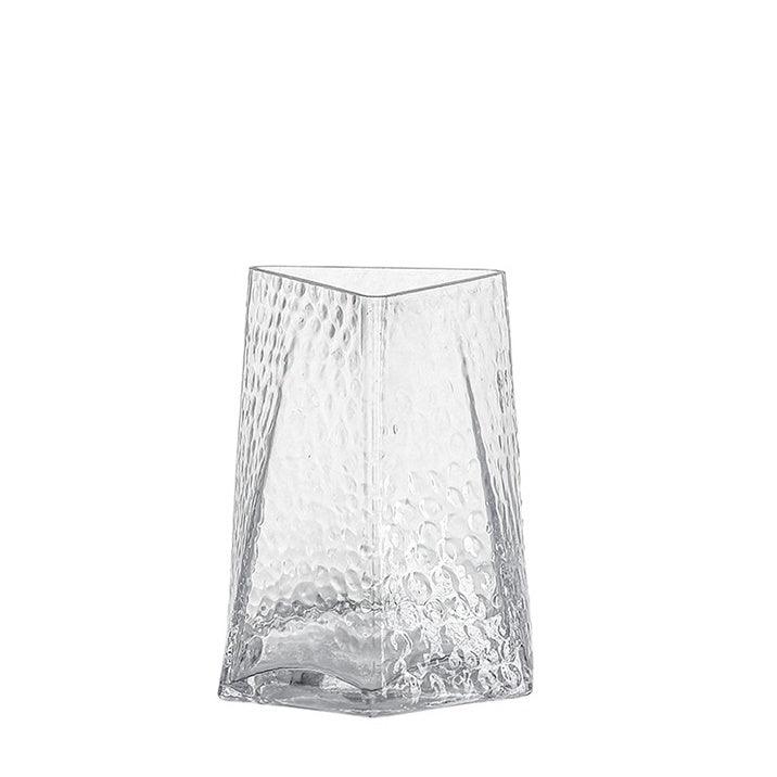 Artemis Triangle Glass Vase Plain Small - Miss One