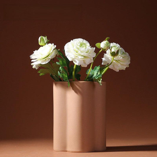 Muse Wave Ceramic Vase - Sand - Miss One