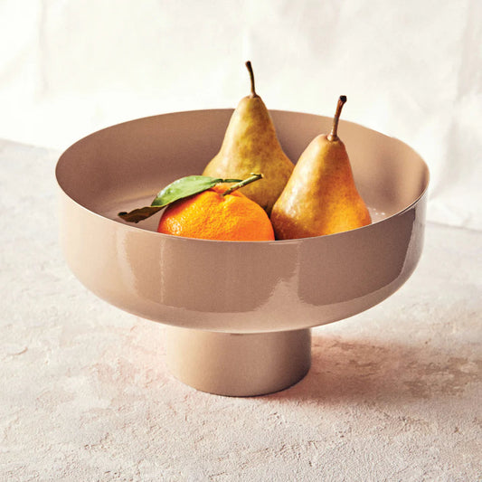 Salt&Pepper Amana Footed Fruit Bowl 26 x 16cm - Dusty Rose 54389 - Miss One