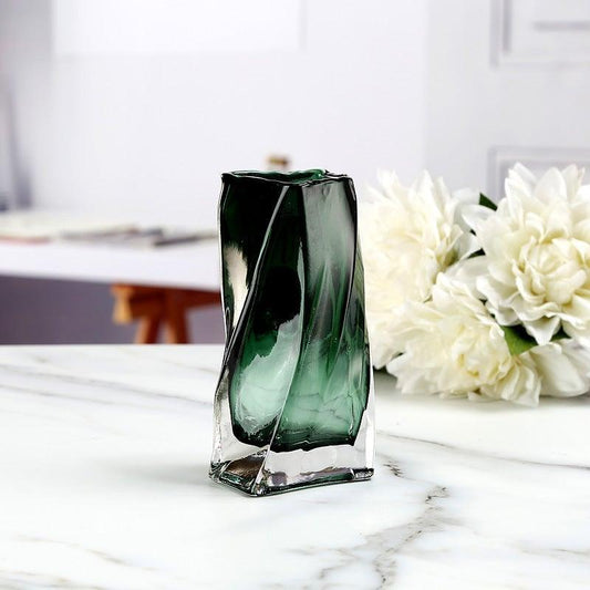 Vita Glass Vase Emerald Short - Miss One